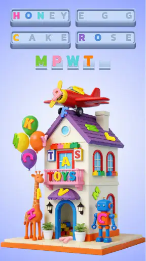 Word Screw: 3D Word Hunt screenshot