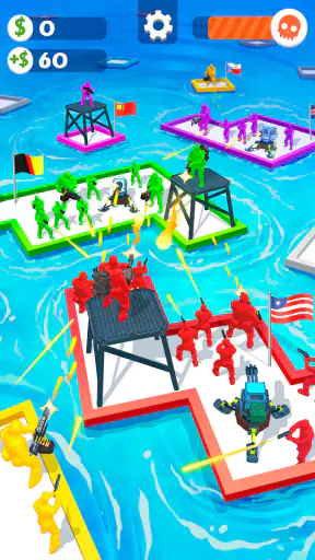 いかだ戦争：クレージーな海のバトル screenshot 9