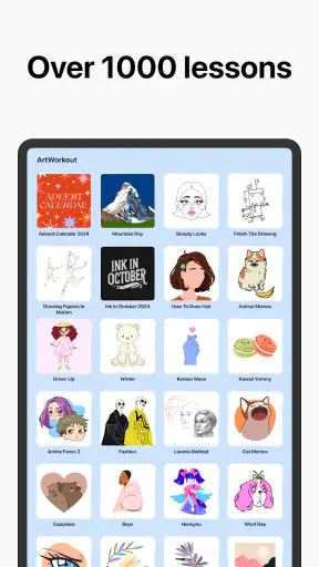 お絵描きアプリ、ペイント、塗り絵・ ArtWorkout screenshot 10