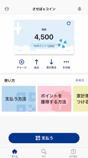 させぼeコイン screenshot