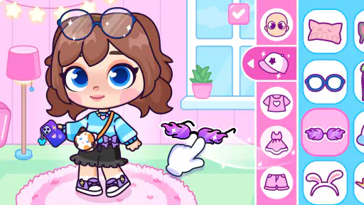 ちび Chibi 人形 女の子 ゲーム チビ きせかえゲーム screenshot