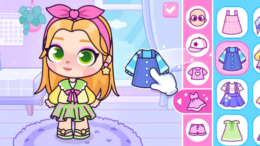 ちび Chibi 人形 女の子 ゲーム チビ きせかえゲーム screenshot