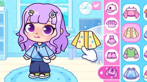 ちび Chibi 人形 女の子 ゲーム チビ きせかえゲーム screenshot