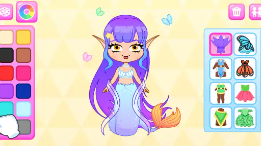 ちび Chibi 人形 女の子 ゲーム チビ きせかえゲーム screenshot