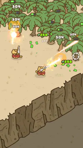 にゃんこ銃士：放置育成RPG screenshot