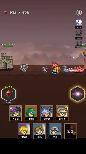 わらわら兵団: 戦略ピクセルラインディフェンス screenshot