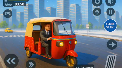 インターネットなしのタクシーゲーム screenshot