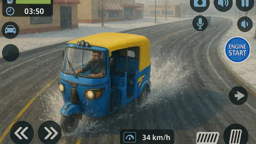 インターネットなしのタクシーゲーム screenshot