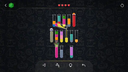 ウォーターソート:パズルゲーム screenshot 11