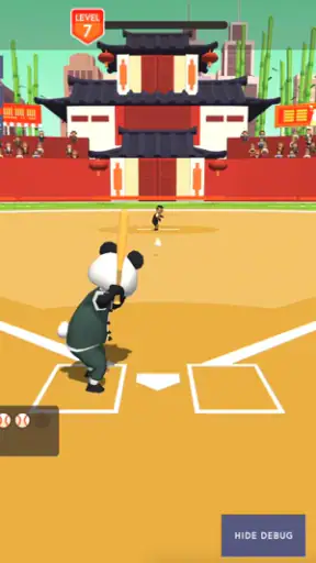 カンフー野球！- おもしろい野球ゲームで暇つぶし screenshot
