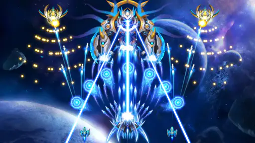 ギャラクシー戦闘機：宇宙船インベーダー・シューティングゲーム screenshot