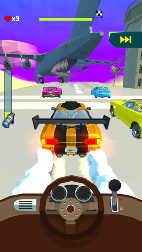 クレイジーラッシュ3D レース screenshot