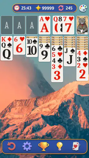 クロンダイクソリティア カードゲーム screenshot