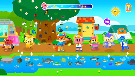 ココビ　キャンピング　遊び - 子供、森、アドベンチャー screenshot