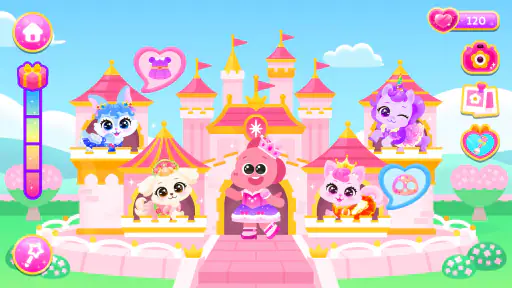 ココビ 赤ちゃん動物のお世話 - いぬ、おしゃれ screenshot