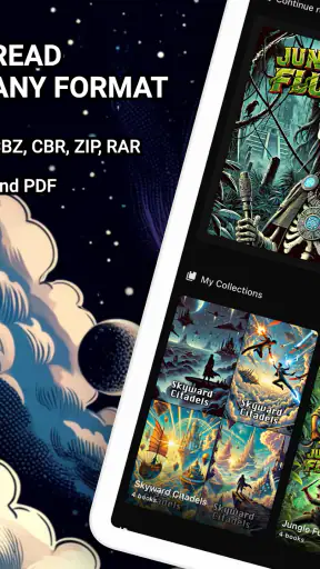 コミックリーダー CBR, CBZ & PDF screenshot 11