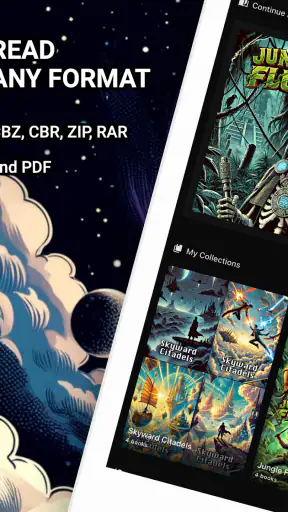 コミックリーダー CBR, CBZ & PDF screenshot
