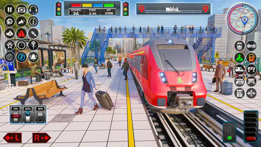 シティトレインゲーム3Dトレインゲーム screenshot