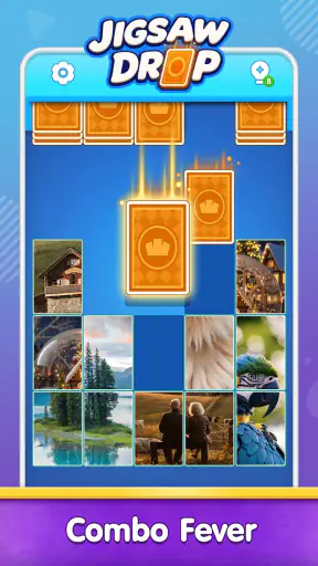 ジグソードロップ：ソリティアパズル screenshot