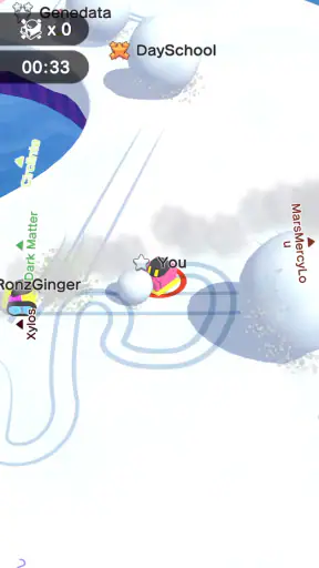 スノーボール.io - 雪玉の爽快なバトルゲーム screenshot