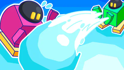 スノーボール.io - 雪玉の爽快なバトルゲーム screenshot