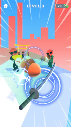 ソードプレイ！3D忍者が駆け抜け斬りまくる screenshot 12