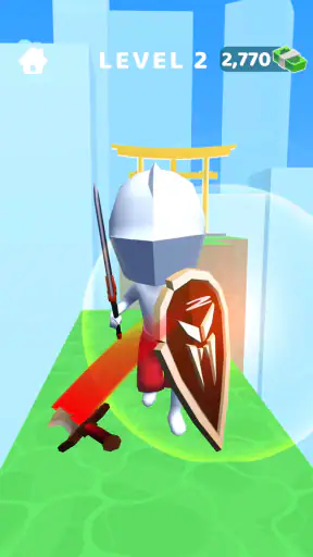 ソードプレイ！3D忍者が駆け抜け斬りまくる screenshot