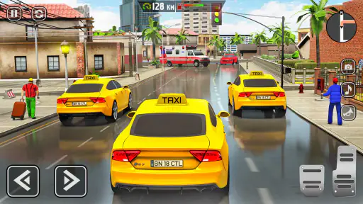タクシーゲーム：オフラインカーゲーム screenshot 9