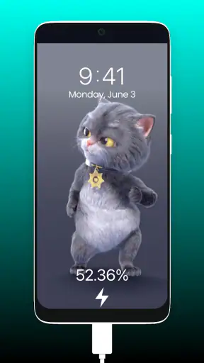 チャージングファン・バッテリーアニメーション screenshot