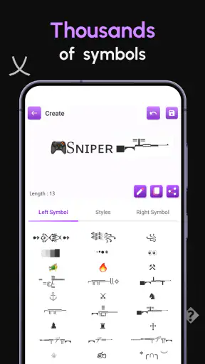 ニックネームジェネレーター: NickName screenshot