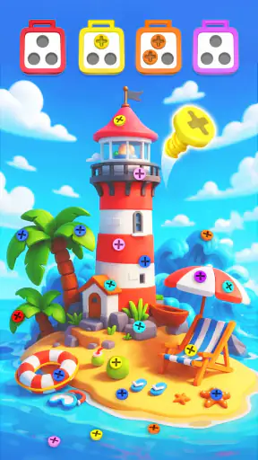 ネジマッチ: Screw Sort 3D ネジパズル ボルト screenshot