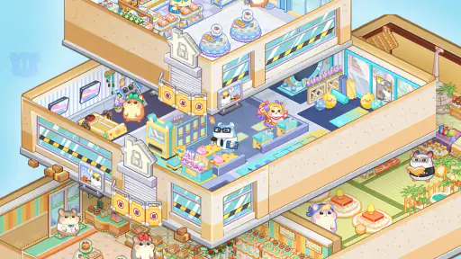 ハムハム商店街: かわいい放置タイクーンゲーム screenshot 11
