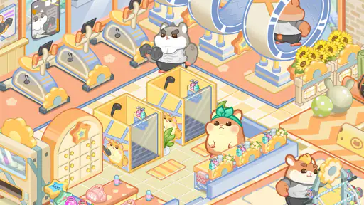 ハムハム商店街: かわいい放置タイクーンゲーム screenshot 9