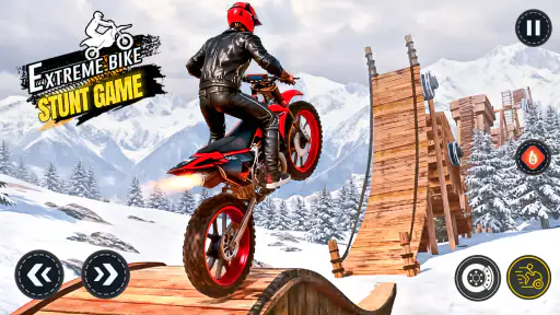 バイクスタントレースゲーム screenshot 10
