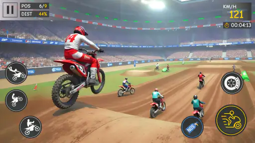 バイクスタントレースゲーム screenshot