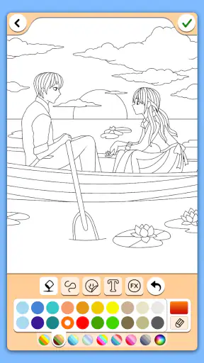 バレンタインデーの愛の色ゲーム screenshot