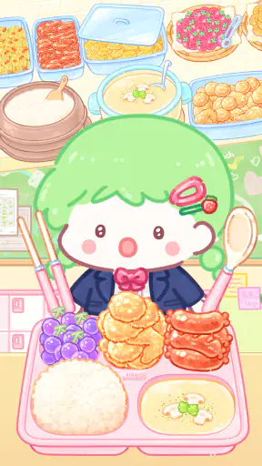 フルーツ飴の達人 - パフェ、ASMR、学校給食、モッパン screenshot