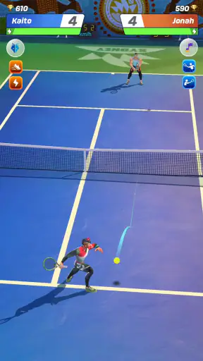 プロテニス対戦:マルチプレイヤーゲーム screenshot 11