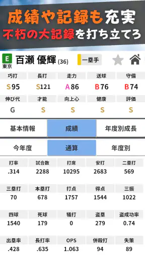 プロ野球ペナントシミュレータ : 野球シミュレーションゲーム screenshot 12