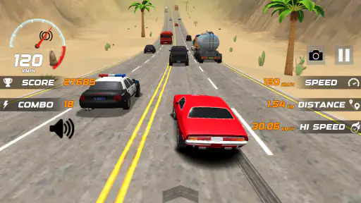 ヘビートラフィックレーサー：スピーディー screenshot