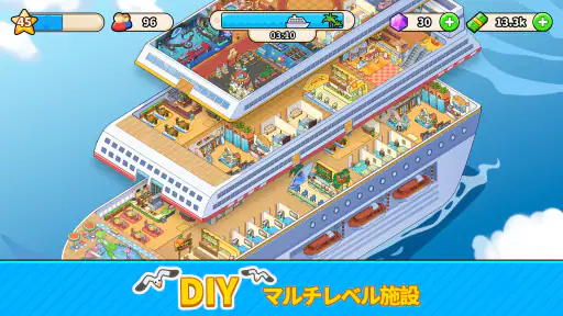 マイクルーズ： 船シミュレーション タイクーン 放置ゲーム screenshot