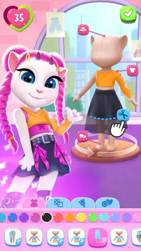 マイトーキングアンジェラ2:ペットのお世話・着せ替えゲーム screenshot 9