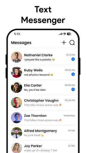 メッセージ: SMS メッセンジャー screenshot