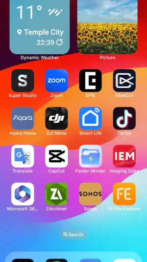 ランチャー iOS 26 screenshot