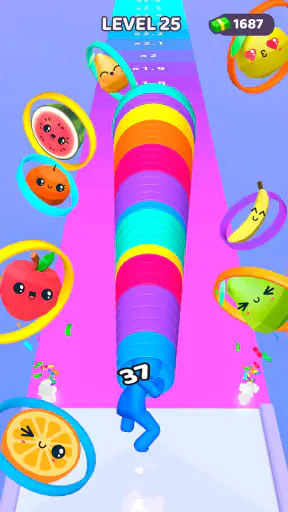 レイヤーマン3D:走って収集 screenshot 10