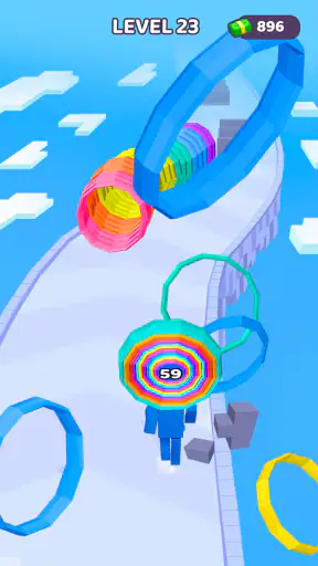 レイヤーマン3D:走って収集 screenshot