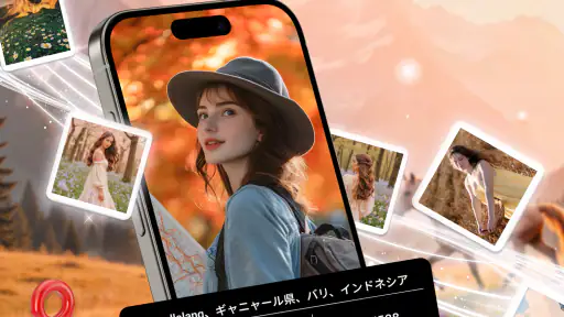 位置情報付きGPSフォト screenshot