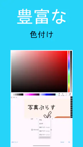 写真ぷらす - 文字入れ screenshot 10