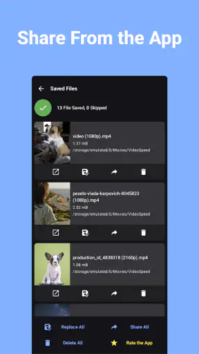 動画速度変更 - スローモ screenshot