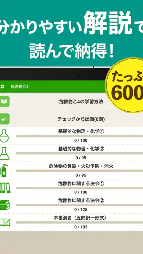 危険物乙４（おつよん）全問解説 - 分野別一問一答と過去問 screenshot 12